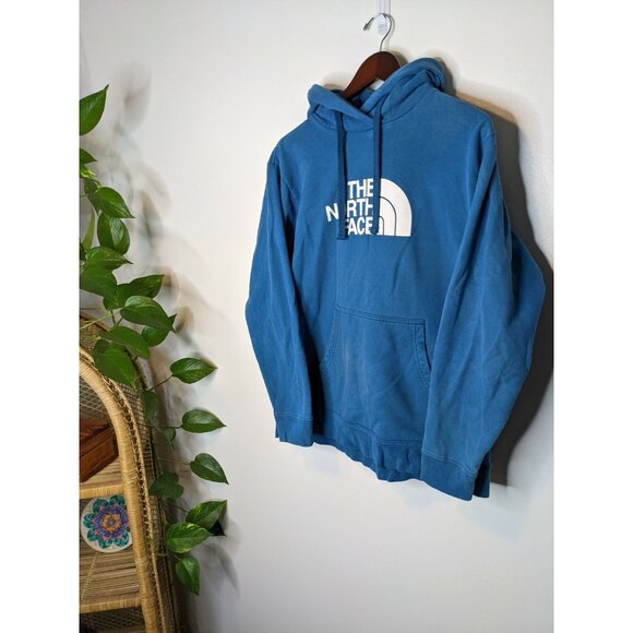 The North Face Logo Exploration Hoodie Blue Men Size Unknown NO TAG - Picture 1 of 8